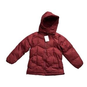 Operation Warm More Than A  Coat kids size 8 puffer fleece hooded jacket